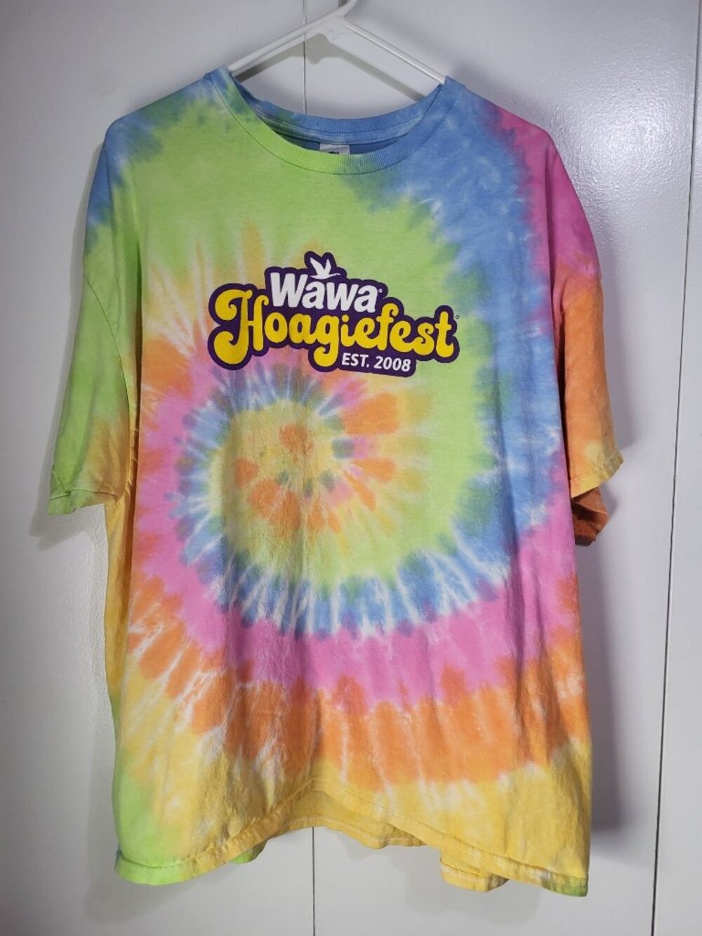 Wawa Hoagiefest Tie Dye Graphic T Shirt Adult SZ 2XL
